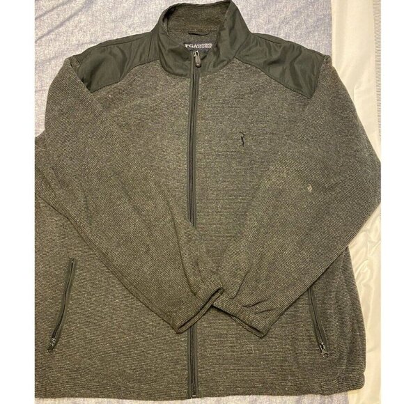 PGA TOUR - MENS - GRAY FULL ZIP JACKET - SIZE XL PERFECT CONDITION - Picture 1 of 9